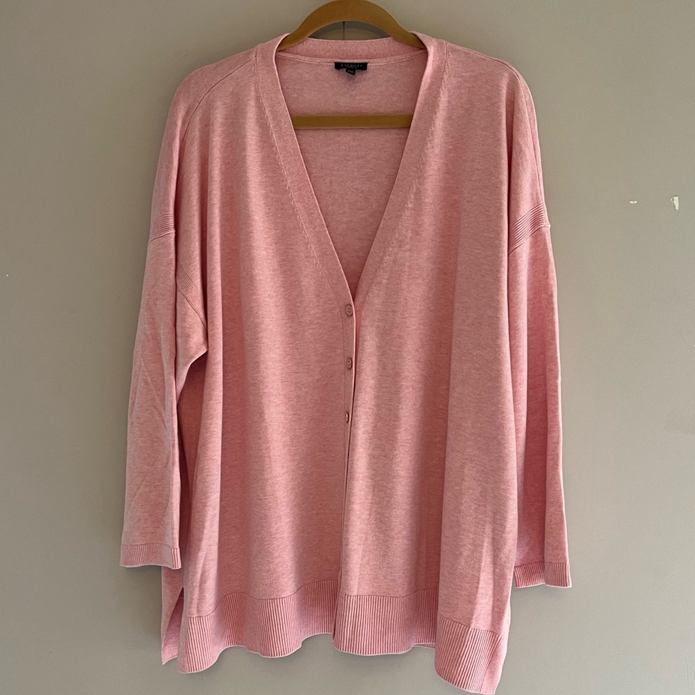 TALBOTS - Pink Cardigan - 3X Petite